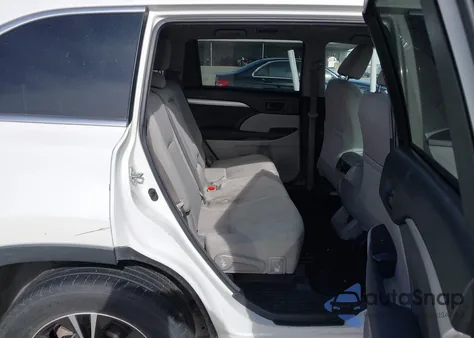 2017 Toyota Highlander Le from USA, damaged, VIN 5TDZZRFH9HS204836